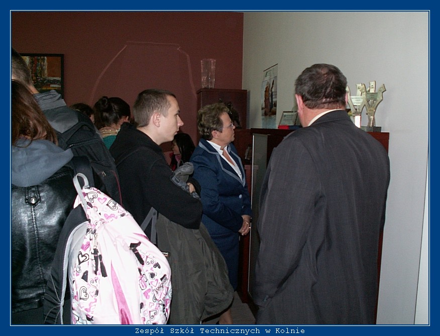 Wizyta uczni�w ZST Kolno w Banku Sp�dzielczym w Kolnie autor: ZST Kolno, LO Kolno, LP Kolno 