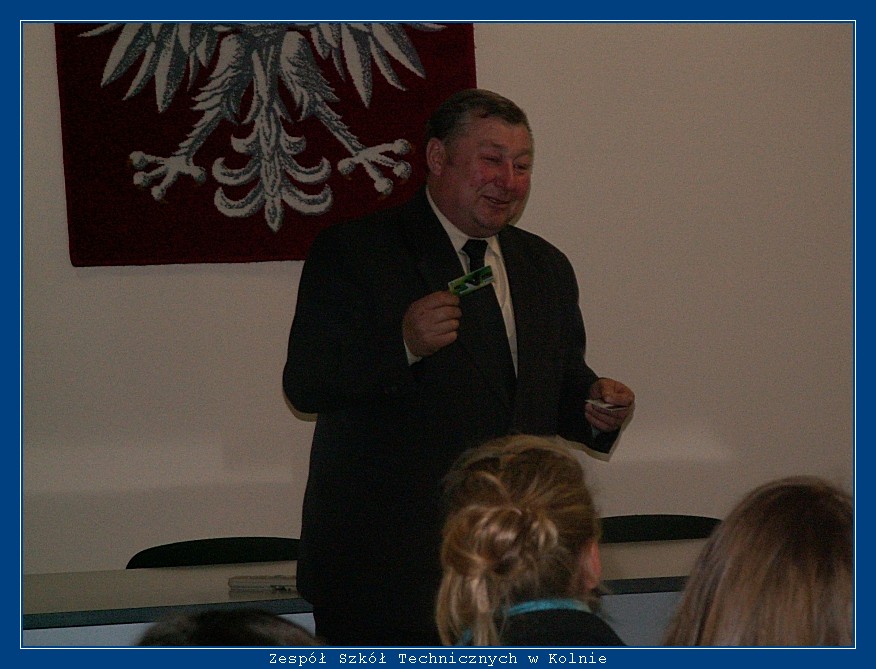 Wizyta uczni�w ZST Kolno w Banku Sp�dzielczym w Kolnie autor: ZST Kolno, LO Kolno, LP Kolno 