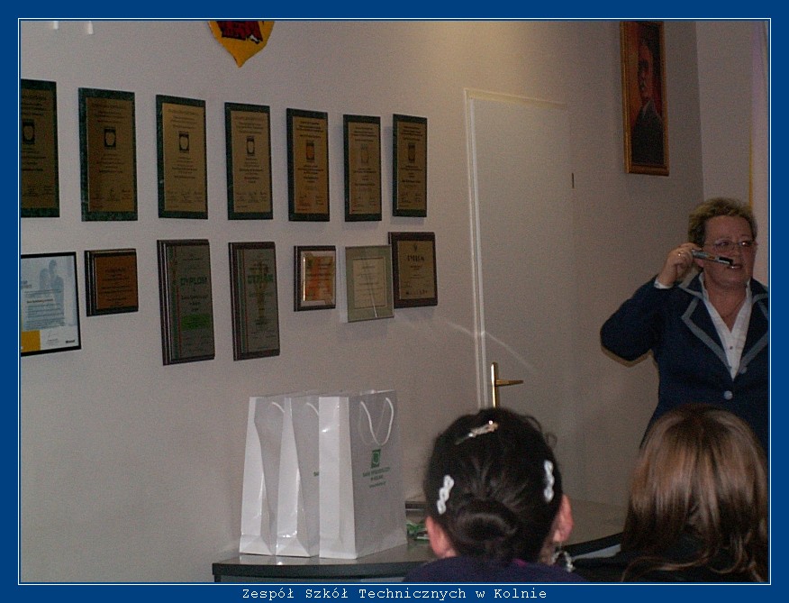 Wizyta uczni�w ZST Kolno w Banku Sp�dzielczym w Kolnie autor: ZST Kolno, LO Kolno, LP Kolno 