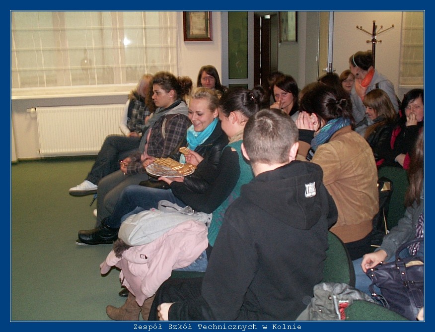 Wizyta uczni�w ZST Kolno w Banku Sp�dzielczym w Kolnie autor: ZST Kolno, LO Kolno, LP Kolno 