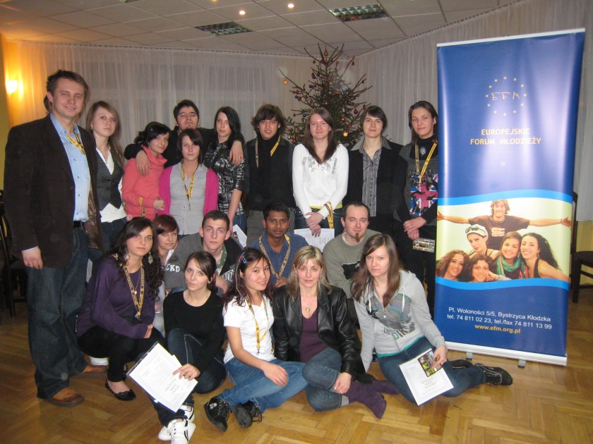 EuroWeek- szko�a lider�w, ob�z szkoleniowy -ZST w Kolnie 2010
 autor: ZST Kolno, LO Kolno, LP Kolno 